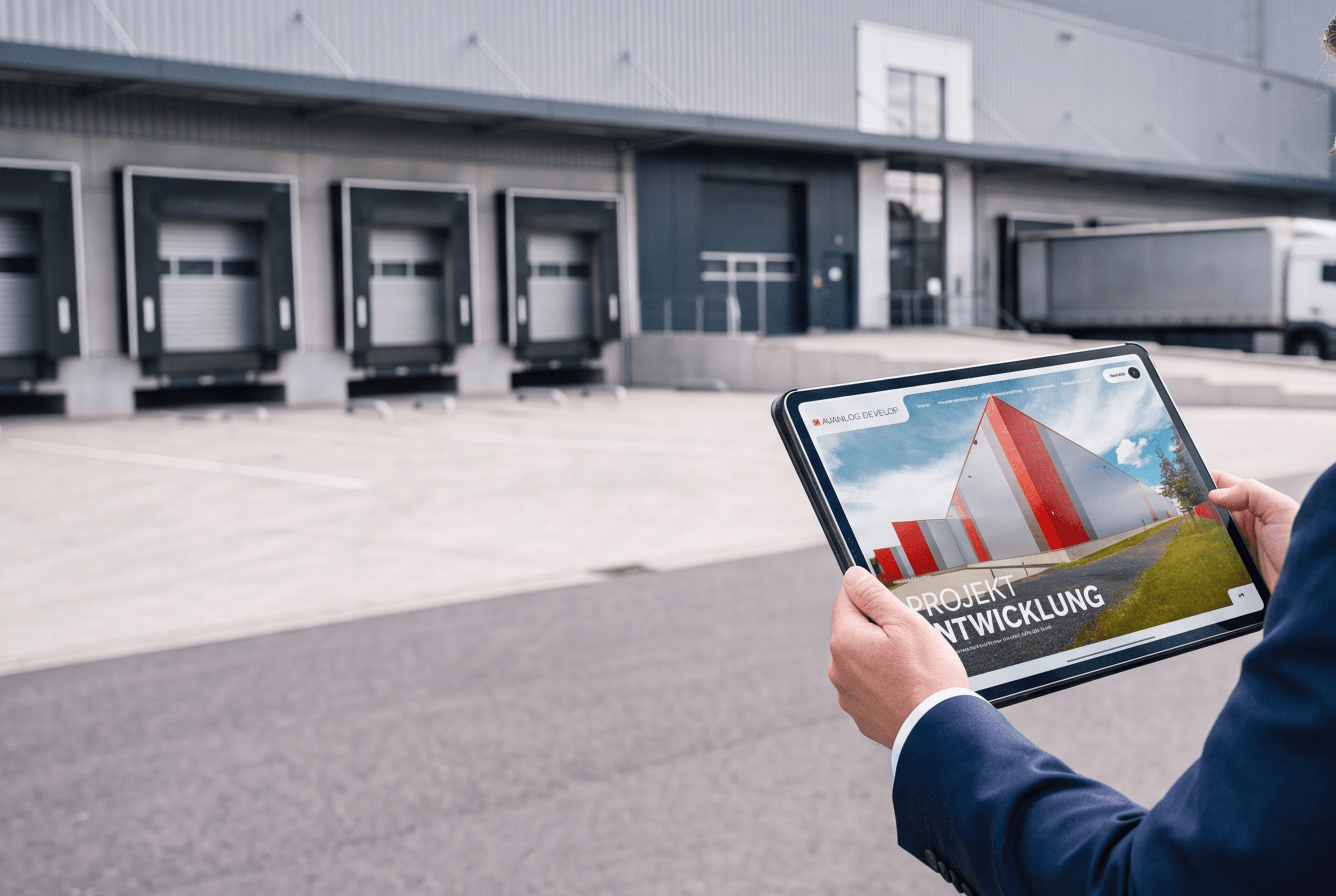 AvanLog Develop — Markenauftritt für Projektentwickler Logistikimmobilien