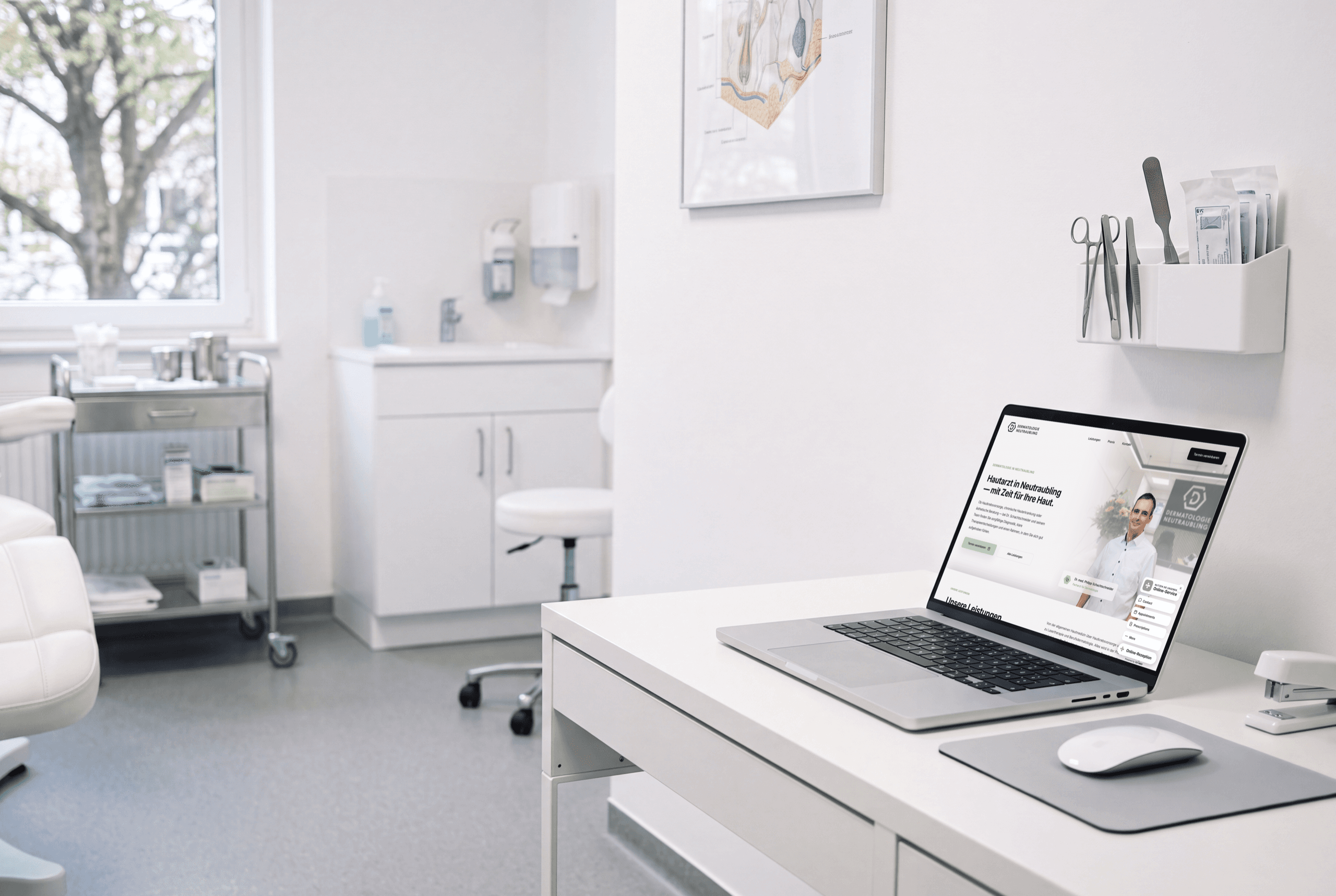 Dermatologie Neutraubling — Website-Relaunch für dermatologische Arztpraxis