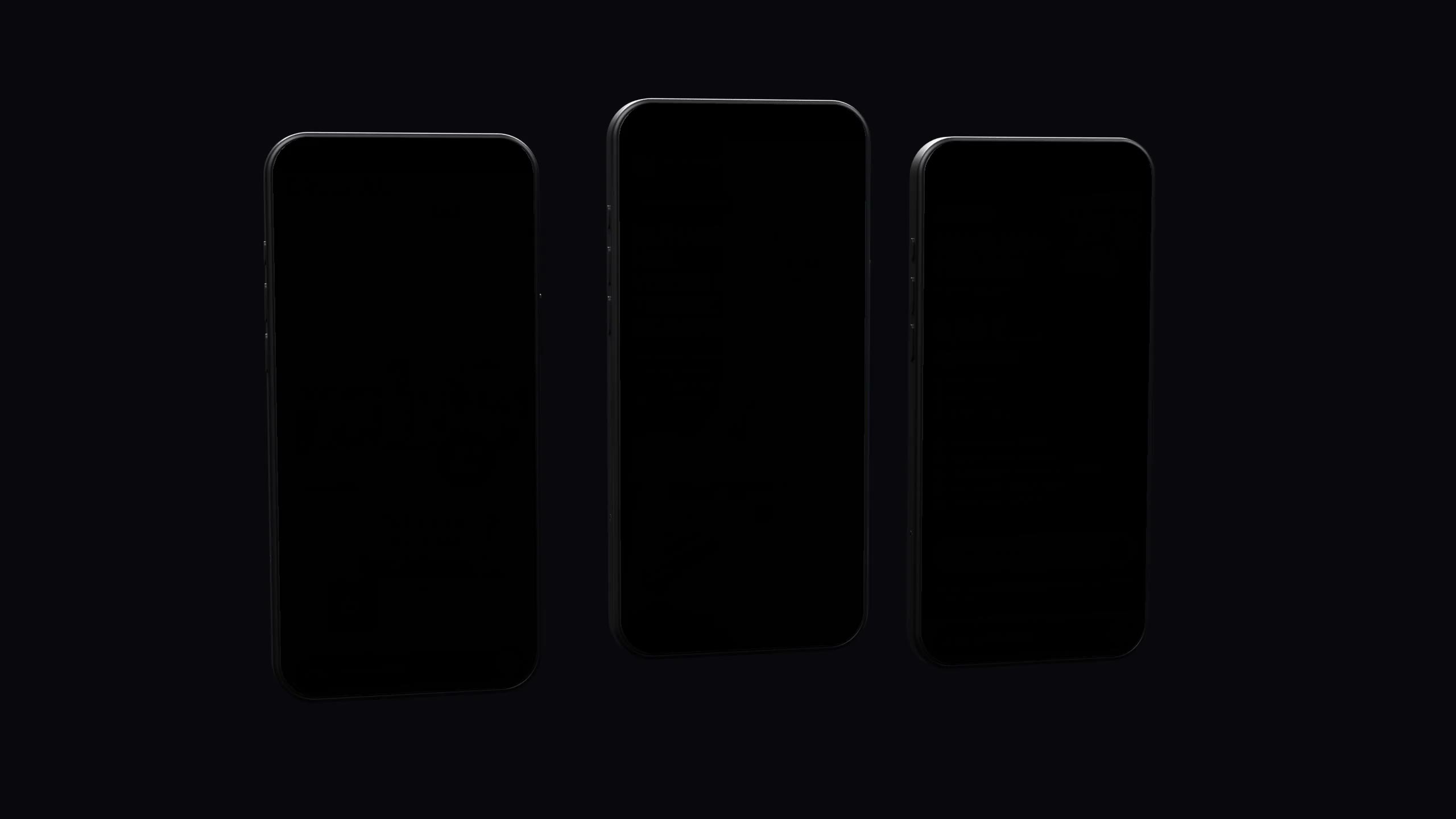 Drei Smartphones mit der Website von THOLOS by Rötzer: links der Konfigurator, in der Mitte die Startseite, rechts der Showroom