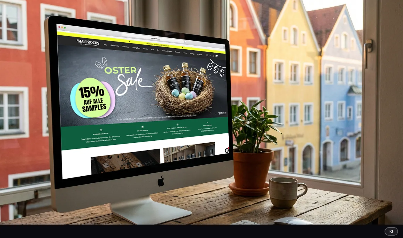 KI-generiertes Bild: Webdesign in Landshut — professionelle Website für Handwerksunternehmen