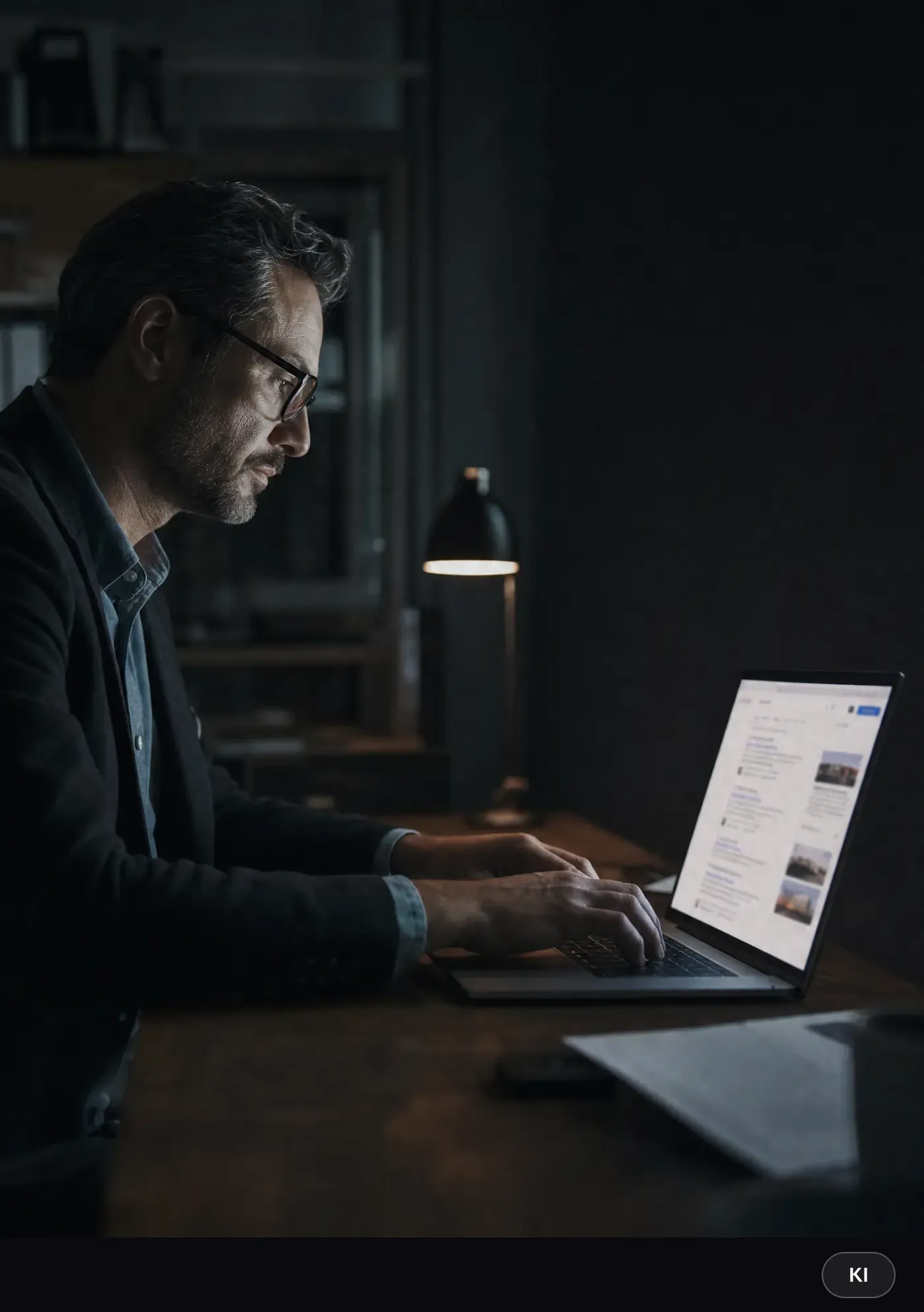 KI-generiertes Bild: Suchmaschinen­optimierung (SEO)